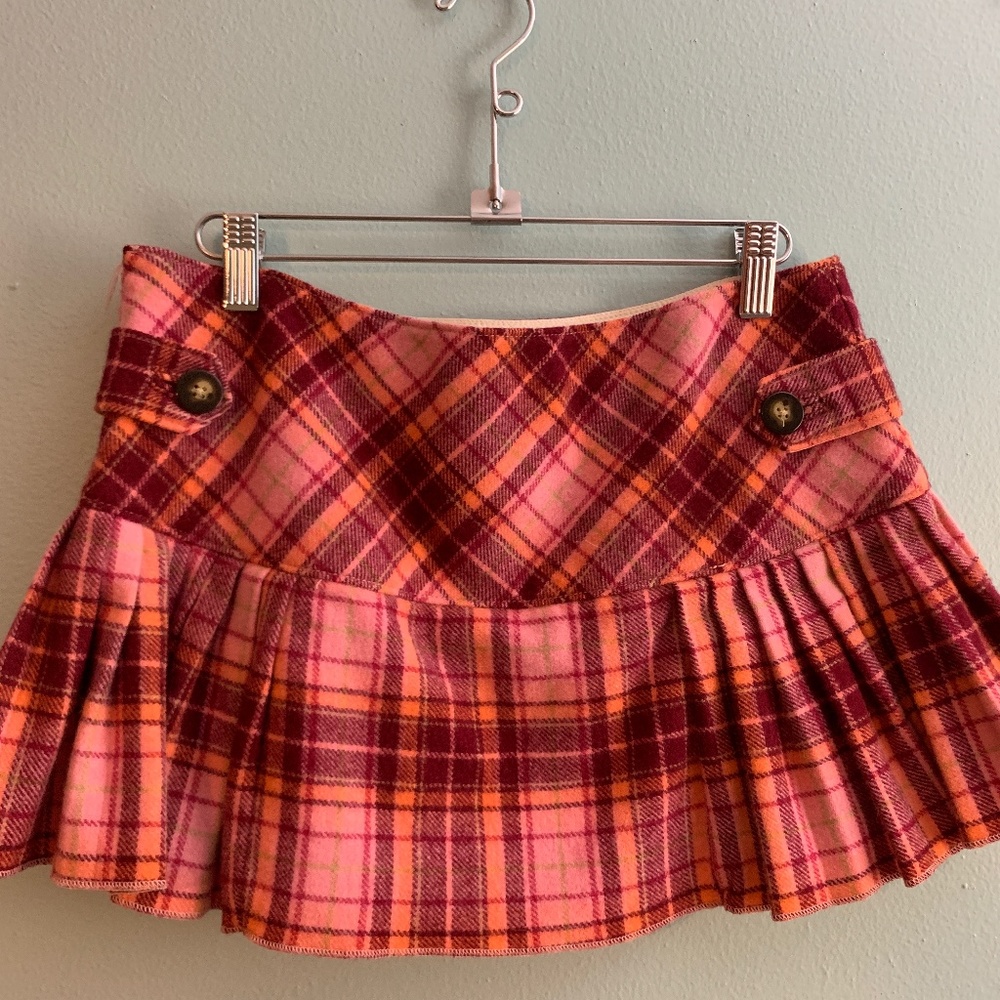 Abercrombie & Fitch Pink Pleated Mini Skirt Size 4